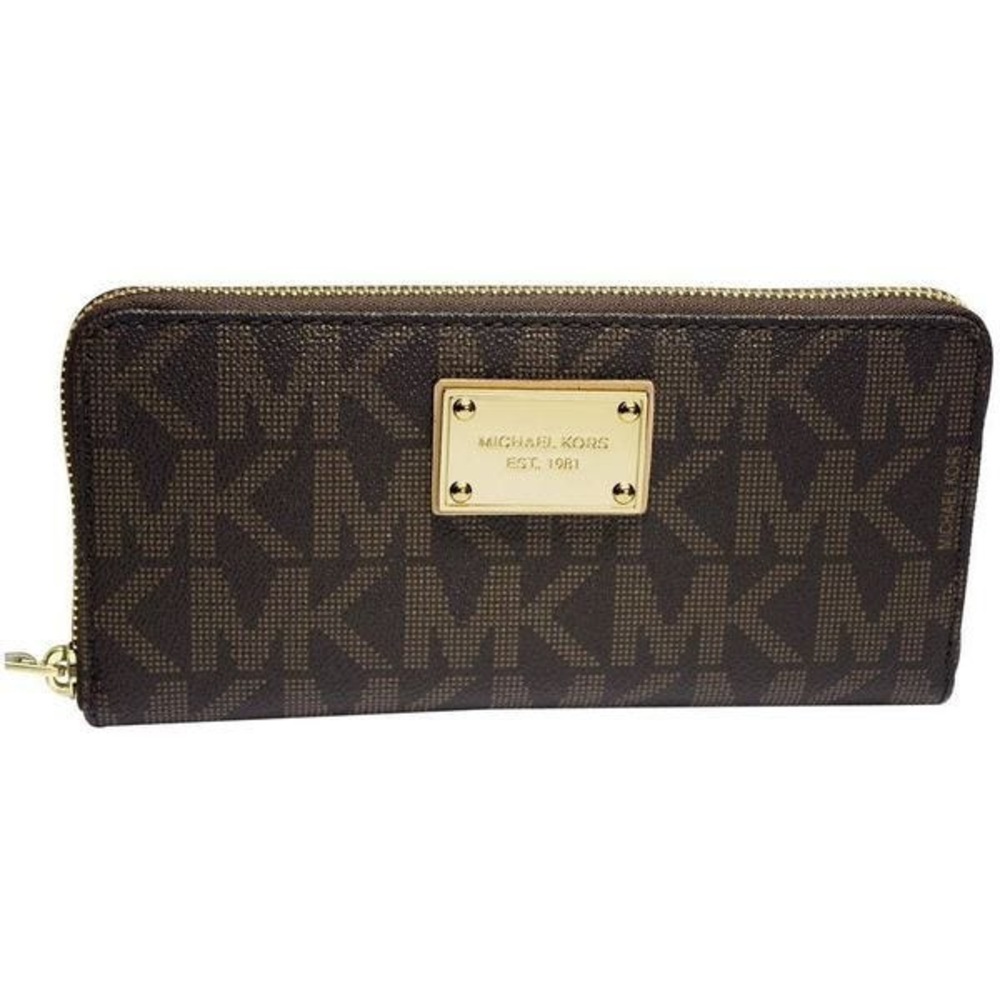 BROWN MICHAEL KORS WALLET